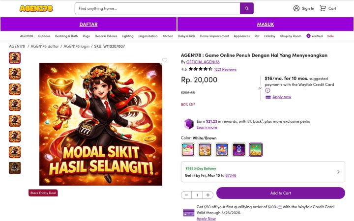 Ekrānuzņēmums no agen178.net
