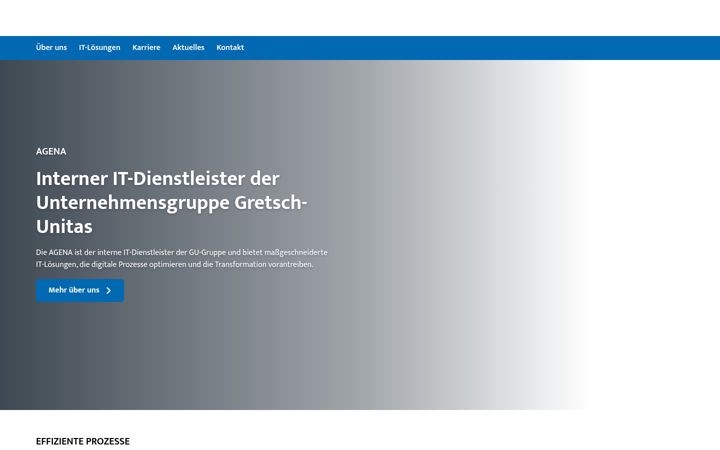 Screenshot of agena.de