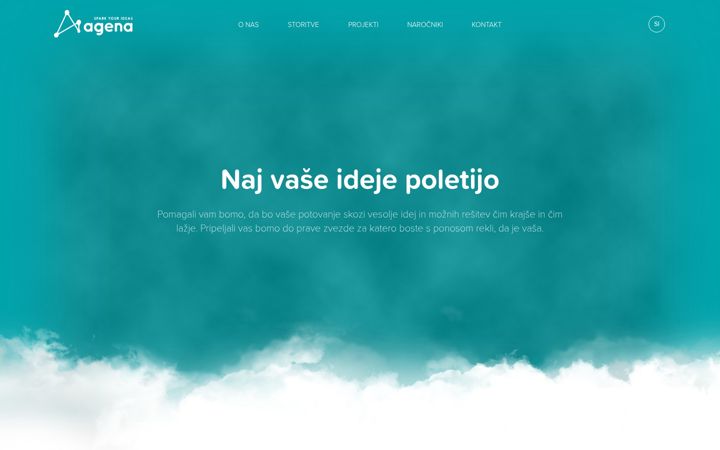 Screenshot of agena.si