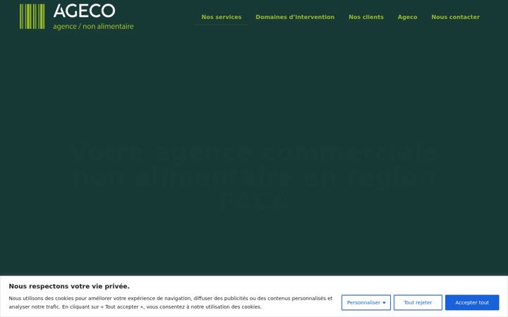 Екранна снимка на agence-ageco.fr