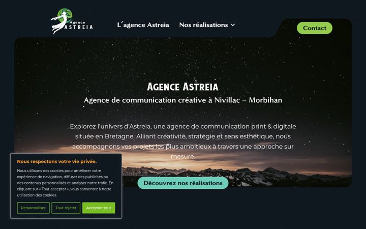 Screenshot of agence-astreia.bzh