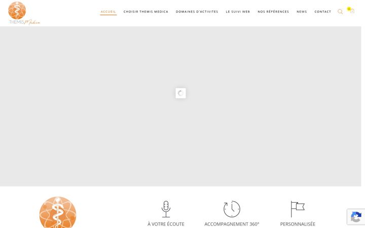 Screenshot of agence-communication-medicale.com