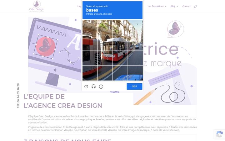 Screenshot of agence-crea-design.com