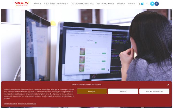 Snímek obrazovky agence-creation-de-site-internet.fr