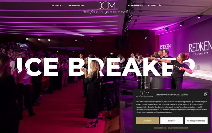 Screenshot of agence-dcm.com