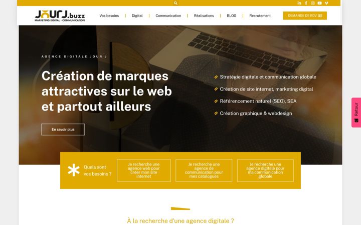 Screenshot of agence-digitale-jourj.com