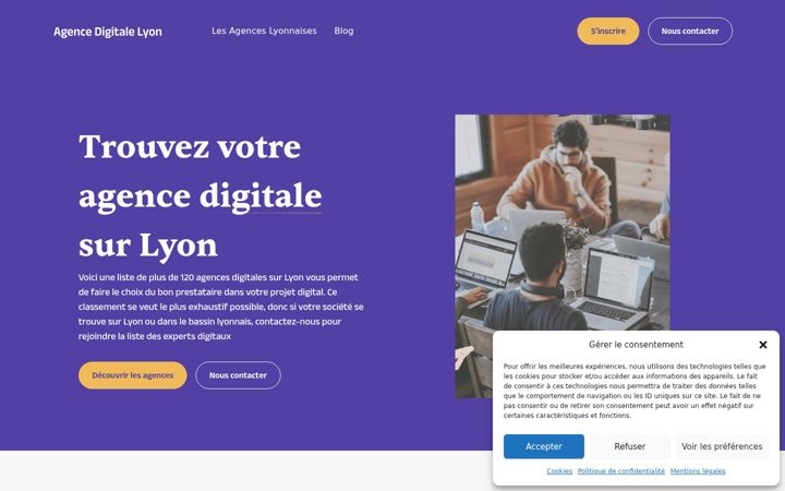 Képernyőkép: agence-digitale-lyon.com