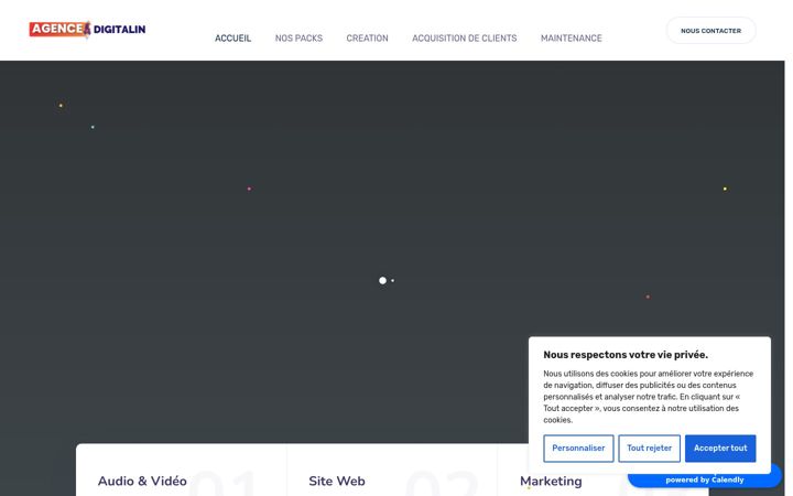 Screenshot του agence-digitalin.com