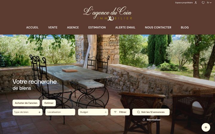 Screenshot ta' agence-du-coin.fr