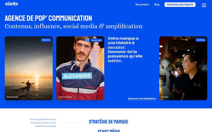 Screenshot ta' agence-eliette.fr
