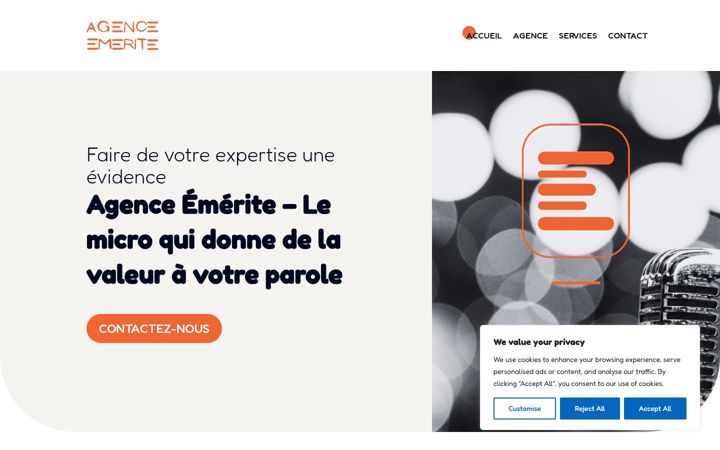 Screenshot of agence-emerite.com