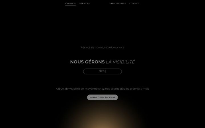 Screenshot του agence-expression.com