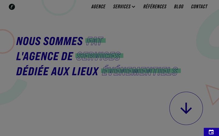 Screenshot von agence-fat.com