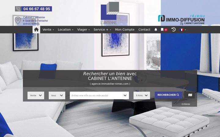 Screenshot of agence-immobilier-nimes.com
