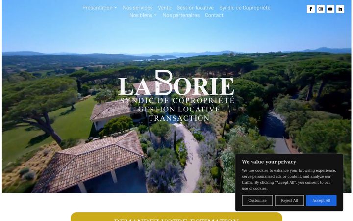 Screenshot of agence-immobiliere-avignon.com