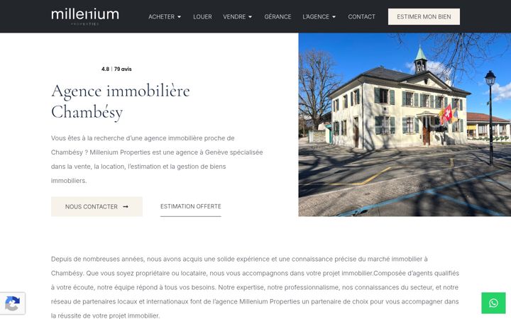 Screenshot of agence-immobiliere-pregny-chambesy.ch