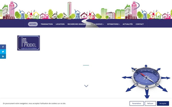 Screenshot του agence-immodel.fr