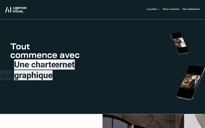 Screenshot of agence-inova.lu