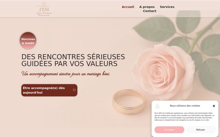 Skærmbillede af agence-jem.fr