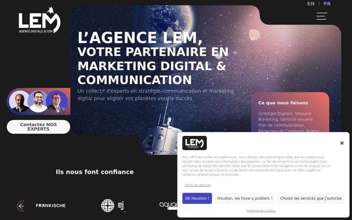 Screenshot of agence-lem.com