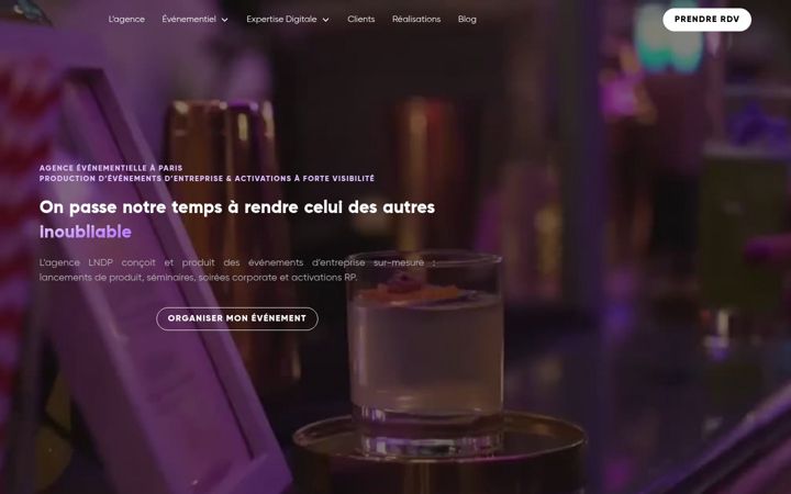 Screenshot of agence-lndp.com