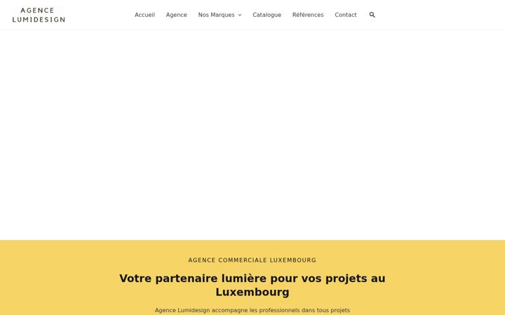 Screenshot von agence-lumidesign.lu