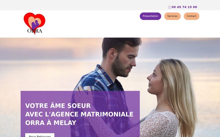 Skærmbillede af agence-matrimoniale-orra.fr