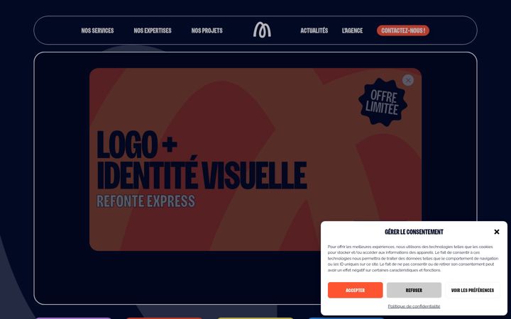 Screenshot of agence-mnn.com