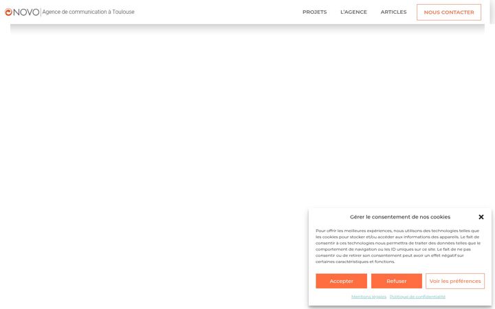 Screenshot of agence-novo.com
