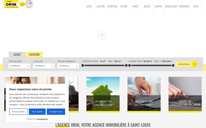 Skærmbillede af agence-orim.fr