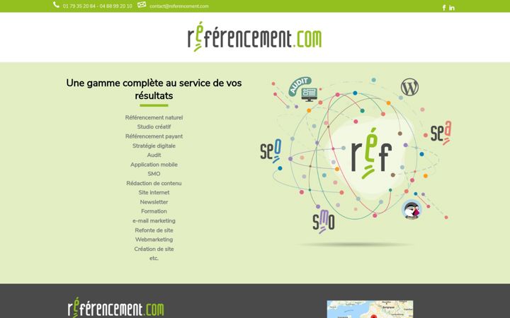 Screenshot of agence-referencement-internet.fr