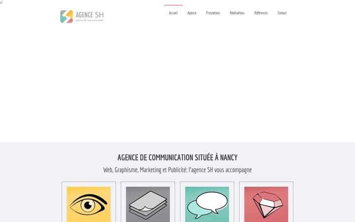Captura de ecrã de agence-sh-communication.fr