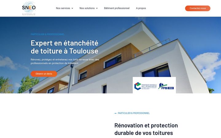 Screenshot of agence-sneo-31.fr