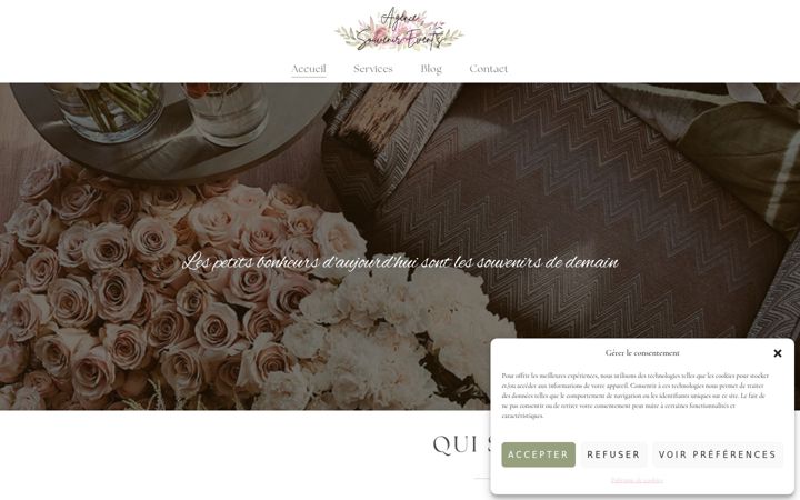 Screenshot of agence-souvenirevents.fr