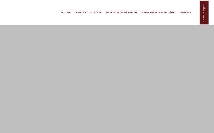 Captura de ecrã de agence-sudhome.fr