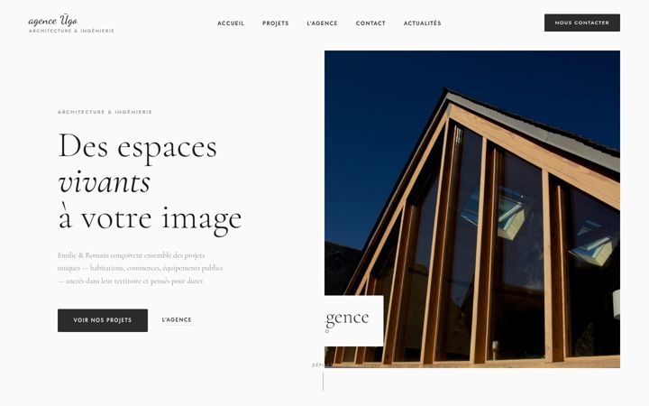 Screenshot of agence-ugo.fr