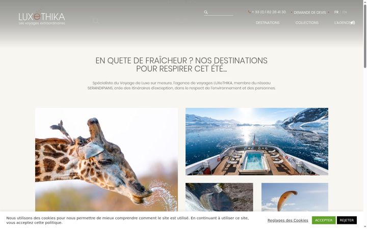 Screenshot of agence-voyage-luxe.com