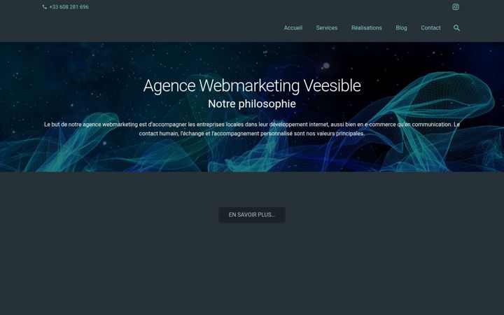 Skærmbillede af agence-web-veesible.com