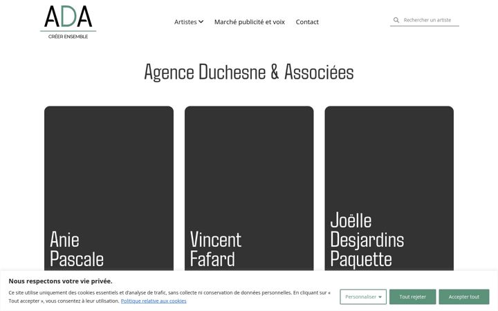 Screenshot von agenceada.ca