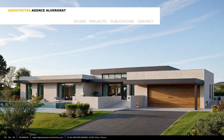 Screenshot von agencealvergnat.com