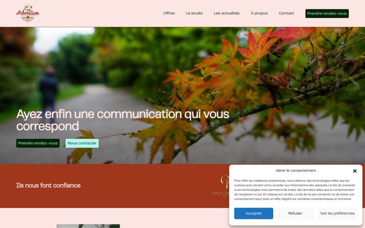 Screenshot of agencearboretum.com