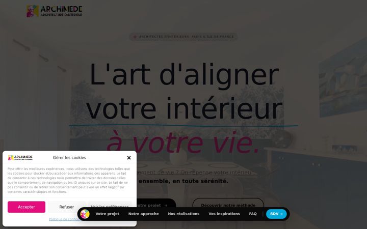 Zrzut ekranu agencearchimede.fr