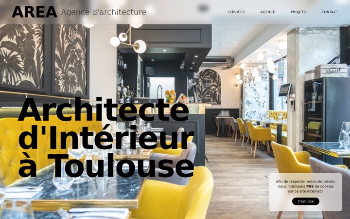 Screenshot of agencearea.com