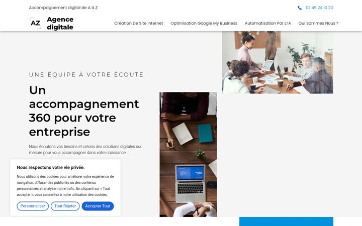 Zrzut ekranu agenceaz.fr