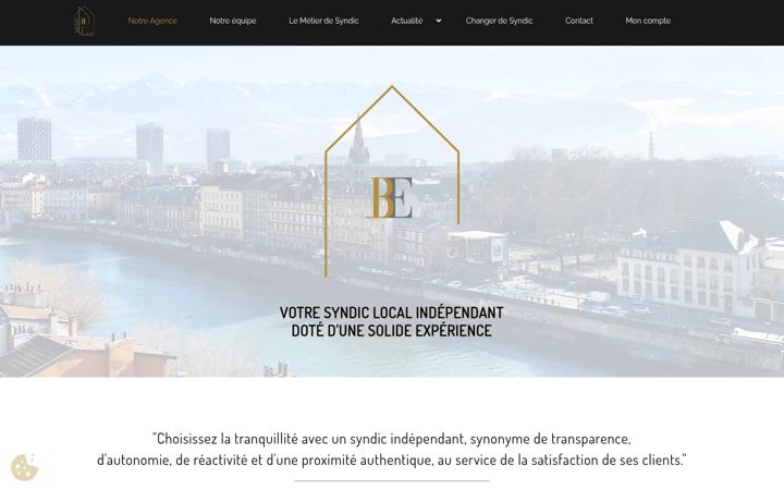 Zrzut ekranu agencebe.com
