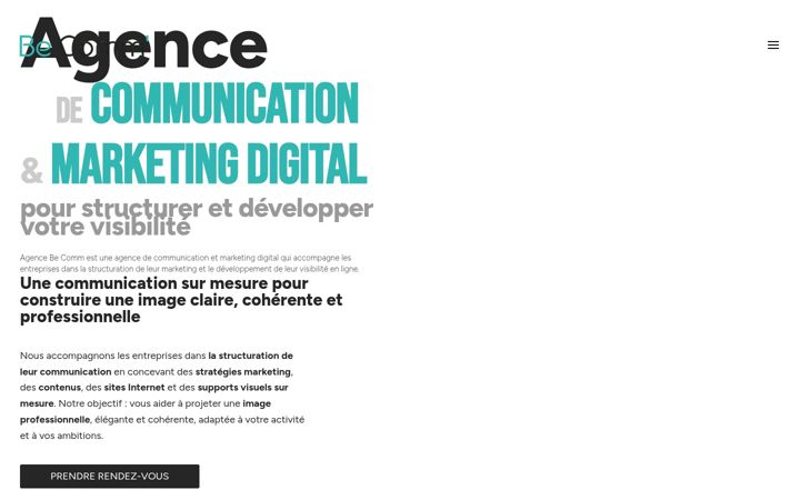 Capture d'écran de agencebecomm.com