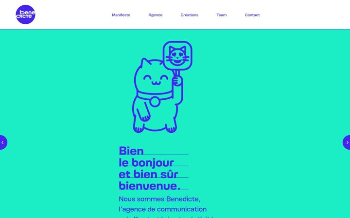Screenshot of agencebenedicte.com
