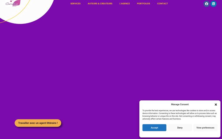 Screenshot of agencecaradine.com