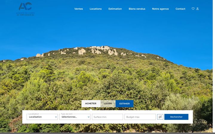 Screenshot του agencedecuers.com