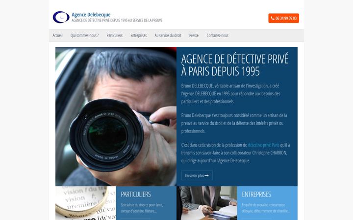 Screenshot of agencedelebecque.com